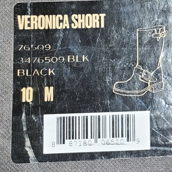 Frye Black Veronica Short Style#76509 Boots/Booties - Picture 6 of 7